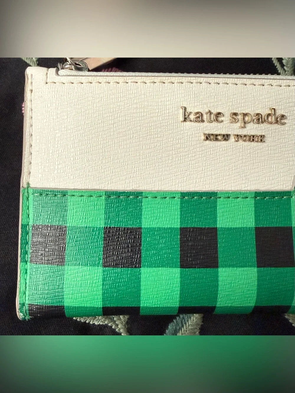 Kate Spade Hoppkins Frog Small Slim Bifold Wallet